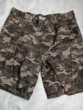 Guide Gear Camo Cargo Shorts Men Size 38 Utility Gorpcore Work